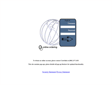 Tablet Screenshot of caterlink.airchef.com